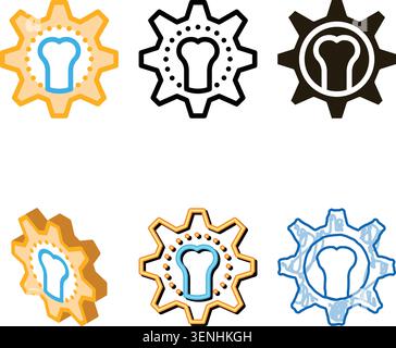 joint restoration icon vector. minimal joint restoration sign. color symbol Stock Vector