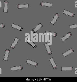 seamless pattern Server housing multiple hard drives creating a network attached storage system for centralized data archiving, backup, and sharing in Stock Vector