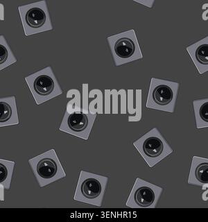 seamless pattern internet 5g modem cartoon. technology data, wireless network internet 5g modem sign vector Stock Vector