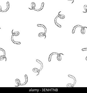 pattern sky plane smoke trail cartoon. jet vapor, cloud atmosphere, altitude turbine sky plane smoke trail sign vector Stock Vector