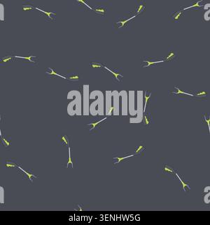 pattern arm grabber tool cartoon. robot mechanical, machine game, arcade toy arm grabber tool sign. seamless vector illustration Stock Vector