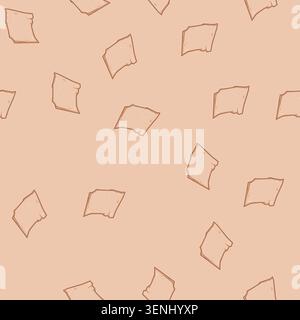 seamless pattern nonstick parchment paper cartoon. cooking kitchen, liner reusable, greaseproof wrapping nonstick parchment paper sign vector Stock Vector