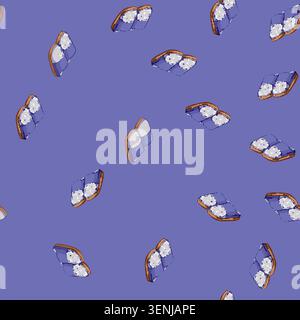 seamless pattern fur kid slippers cartoon. foot home, slipper fluffy fur kid slippers sign vector Stock Vector