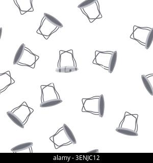 pattern comfor folding table cartoon. metal empty, single chair comfor folding table sign. seamless symbol vector illustration Stock Vector