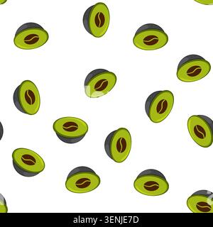 pattern pod capsule coffee cartoon. pod capsule coffee sign vector Stock Vector