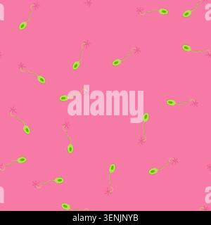 pattern neuroscience neurons cartoon. cell ai, synapse neural, structure neuro neuroscience neurons sign. seamless vector illustration Stock Vector