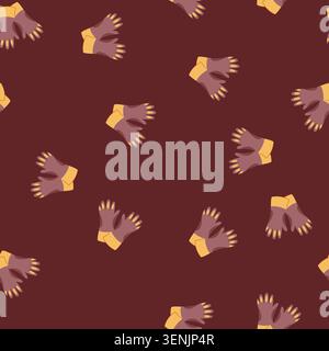 pattern welder gloves welding cartoon. metal man, worker industry, iron safety welder gloves welding sign. seamless vector illustration Stock Vector