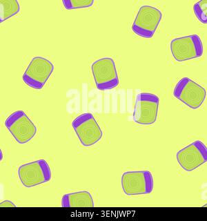 pattern computer mouse pad cartoon. blank view, mat table, desk template computer mouse pad sign. seamless vector illustration Stock Vector