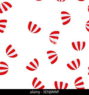 pattern tent canopy awning cartoon. store shade, red roof, cafe sunshade tent canopy awning sign. seamless symbol vector illustration Stock Vector