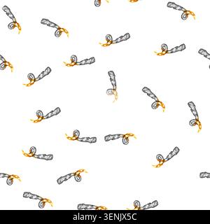 pattern propulsion rocket fire trail cartoon. exhaust flame, ignition velocity, combustion smoke propulsion rocket fire trail sign vector Stock Vector