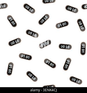 pattern digital travel alarm clock cartoon. analog lightweight, battery loud, durable multifunction digital travel alarm clock sign vector Stock Vector