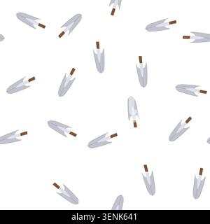 pattern indigenous arrowhead cartoon. archaeology excavation, spear projectile, chert obsidian indigenous arrowhead sign. seamless symbol vector illus Stock Vector