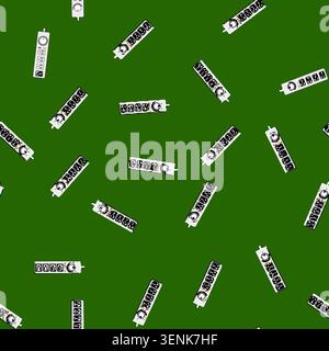 seamless pattern google power strip smart cartoon. assistant control, remote energy, efficient timer google power strip smart sign vector Stock Vector