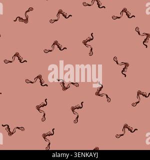 seamless pattern rich chocolate drip sause cartoon. smooth indulgent, homemade recipe, cocoa creamy rich chocolate drip sause sign vector Stock Vector