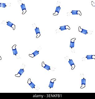 pattern camping water filter cartoon. camping water filter sign vector Stock Vector