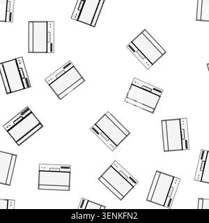pattern open dishwasher kitchen cartoon. machine appliance, hygiene dish open dishwasher kitchen sign vector Stock Vector