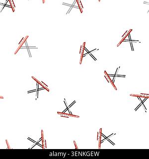 pattern table ironing board cartoon. shirt laundry, room cloth, folded logo table ironing board sign vector Stock Vector