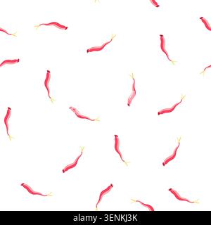 pattern host parasite cartoon. infection disease, organism transmission, protozoa helminth host parasite sign. seamless symbol vector illustration Stock Vector