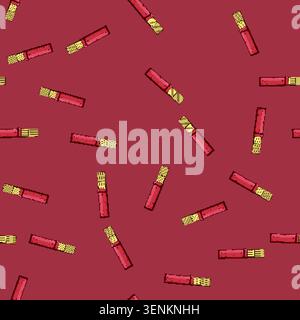 seamless pattern metal electrodes welding cartoon. construction iron, machine equipment, electric industrial metal electrodes welding sign vector Stock Vector