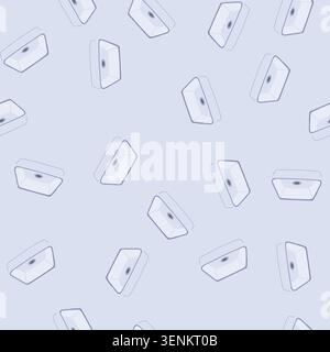pattern modern sink ceramic cartoon. wall faucet, home house, furniture decor modern sink ceramic sign. seamless vector illustration Stock Vector
