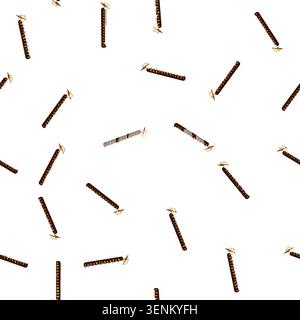pattern Cartoon style energy bar icon for ui or game design showing full charge with a lightning bolt, representing maximum power, health, stamina, an Stock Vector