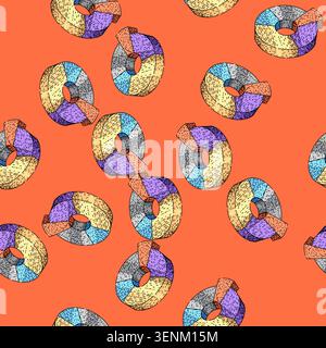 pattern statistics pie chart hand drawn. segments proportions, analysis distribution, categories percentages statistics pie chart vector sketch illust Stock Vector