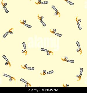 seamless pattern propulsion rocket fire trail cartoon. exhaust flame, ignition velocity, combustion smoke propulsion rocket fire trail sign vector Stock Vector