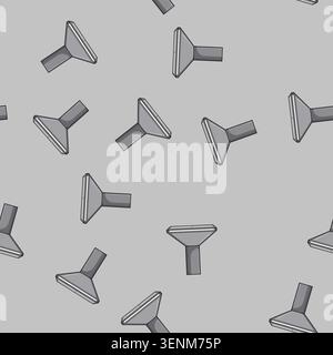 seamless pattern steel range hood cartoon. modern house, extractor cooking steel range hood sign vector Stock Vector