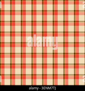Dark Teal Cream Gingham Check Pattern Stock Vector