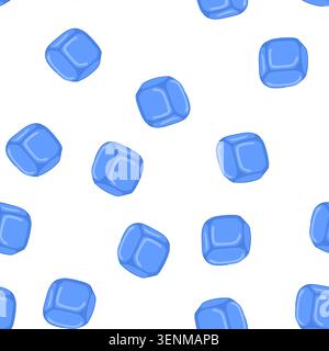 pattern steel ice cubes reusable cartoon. silicone plastic, gel nontoxic, dishwasher freezer steel ice cubes reusable sign. seamless symbol vector ill Stock Vector