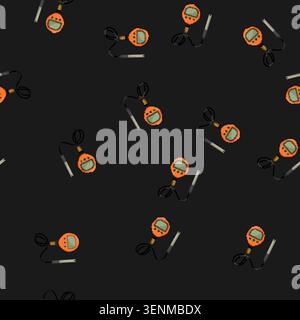 seamless pattern scale ph meter color icon vector. scale ph meter sign. isolated symbol illustration Stock Vector