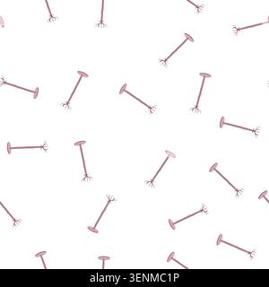 pattern storage coat rack cartoon. spacious cabinet, shop stairs, clothes designer storage coat rack sign. seamless symbol vector illustration Stock Vector