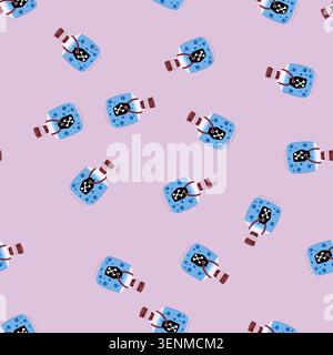 pattern poison potion bottle containing bright blue liquid with bubbles, featuring a cork stopper and a black tag displaying a white skull and crossbo Stock Vector