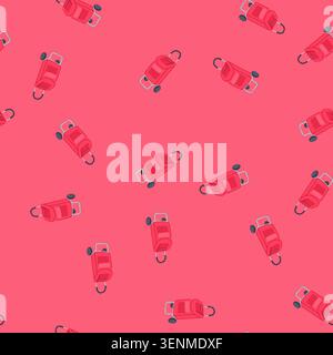 pattern lightweight trolley bag cartoon. expandable cabin, zipper handle, lock compartment lightweight trolley bag sign. seamless vector illustration Stock Vector