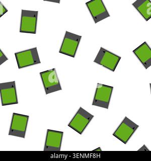 pattern camera memory card cartoon. micro black, sim pictogram camera memory card sign vector Stock Vector