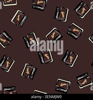 seamless pattern shine shoe polish cream cartoon. business repair, wax brown, table wooden shine shoe polish cream sign vector Stock Vector
