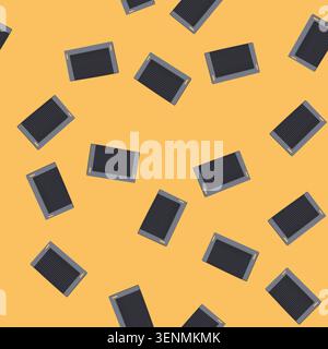 pattern garage door with horizontal slats, modern roller shutter closed over an entrance, clean vector style illustration emphasizing security, privac Stock Vector