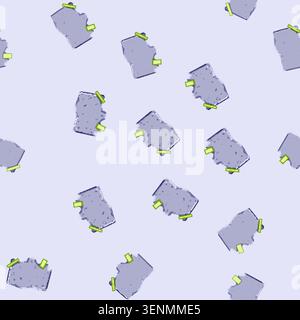 seamless pattern reminder pinned torn paper notes cartoon. message memo, to do, important reminder reminder pinned torn paper notes sign vector Stock Vector