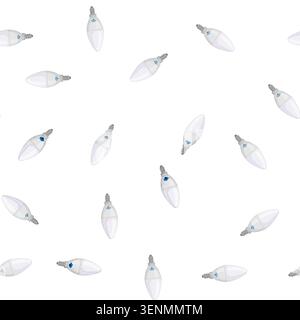 pattern power smart light bulb cartoon. power smart light bulb sign vector Stock Vector