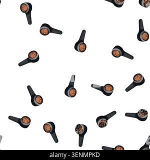 pattern propane heater gas cartoon. propane heater gas sign vector Stock Vector