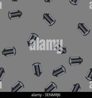 seamless pattern plastic desk organizer cartoon. up card, clear holder, blank agenda plastic desk organizer sign vector Stock Vector