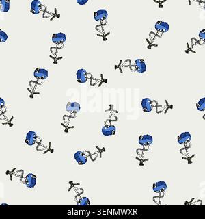seamless pattern steam garment steamer cartoon. clothes handheld, laundry wash, emblem repair steam garment steamer sign vector Stock Vector