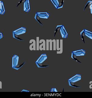 seamless pattern vehicle stapler cartoon. transportation industrial, work storage, equipment construction vehicle stapler sign vector Stock Vector