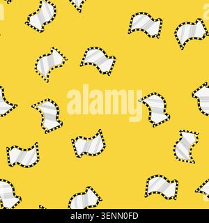 seamless pattern actor makeup mirror frame cartoon. vanity backstage, lamp banner, dressing room actor makeup mirror frame sign vector Stock Vector
