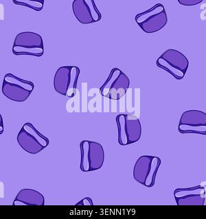 seamless pattern shape mouse pad cartoon. click pc, mat template, brand product shape mouse pad sign vector Stock Vector