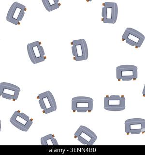 pattern boiler water gas meter cartoon. hvac technician, bill pipeline, system use boiler water gas meter sign. seamless symbol vector illustration Stock Vector