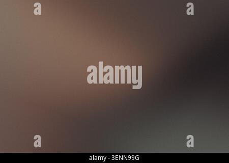 Smooth gradient shifting from earthy brown to dark gray for abstract backdrop Stock Photo