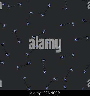 seamless pattern home manual vacuum cleaner cartoon. housework hand, modern service, clean woman home manual vacuum cleaner sign vector Stock Vector