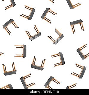 pattern exterior pergola patio cartoon. outside house, window building, sky blue exterior pergola patio sign vector Stock Vector