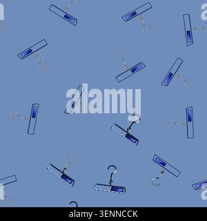 seamless pattern Digital luggage scale illustrating accurate weight measurement and baggage control for traveling, packing, and avoiding overweight fe Stock Vector